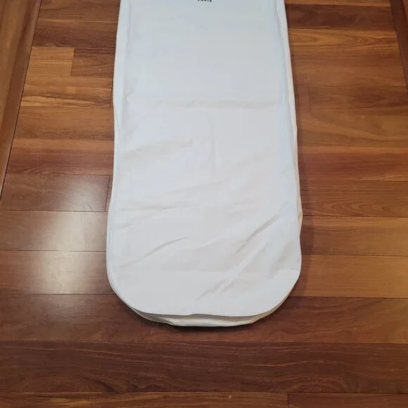 Balmain Garment Bag Gown White Black Logo Gold Tone Exposed Zipper 62.5 x 23 in - Picture 4 of 13